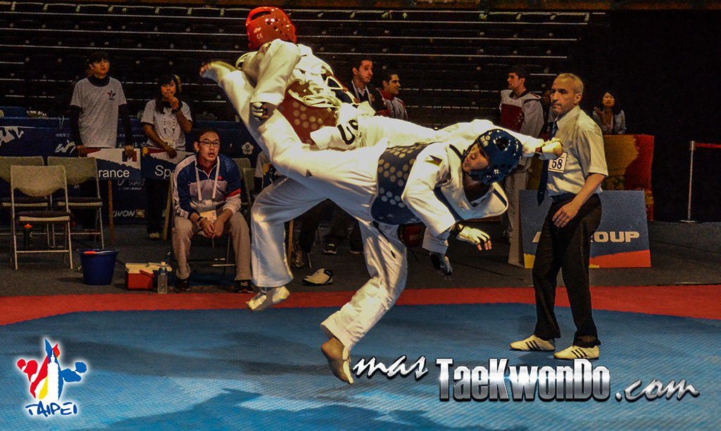 Galería de fotos del primer día (23 de marzo) del “10th WTF World Junior Taekwondo Championships”, que se desarrolla en el estadio del “Taipei Arena”.