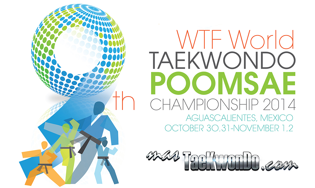 Durante el 30 de octubre al 2 de noviembre se llebará a cabo en la ciudad mexicana de Aguascalientes la novena edición del Campeonato Mundial de Poomsae de la WTF.