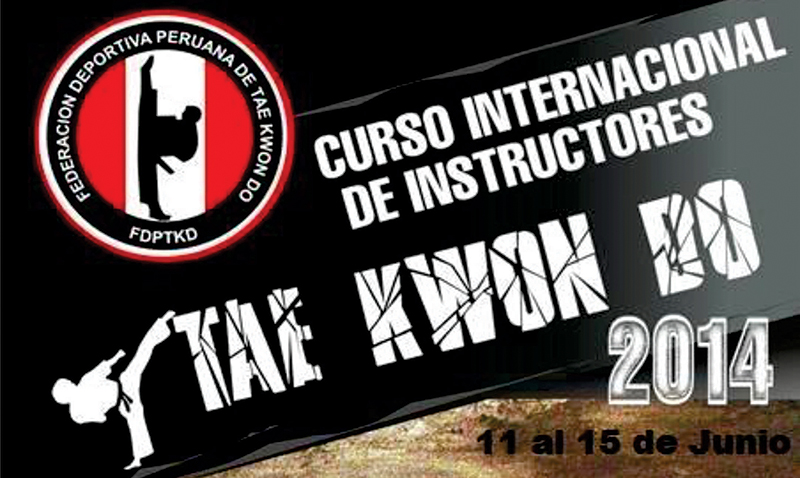 Del 11 al 15 de junio próximo se desarrollará el Curso Internacional de Instructores 2014, el cual va a ser dictado por cuatro maestros de Kukkiwon.