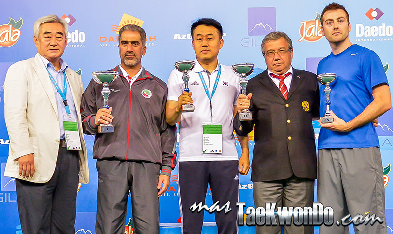 1st WTF World Cadet Taekwondo Championships, Podio Gral. Masculino