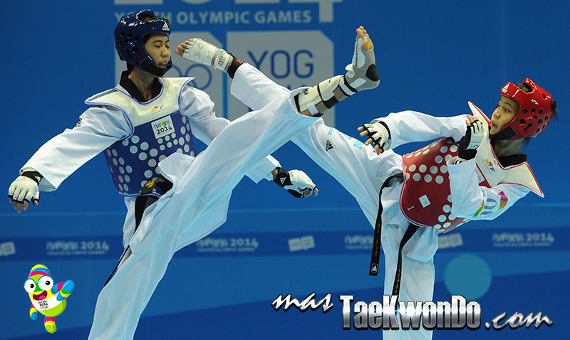 Eshaghi Mahdi (IRI) Oro en Taekwondo M-48 Kg.