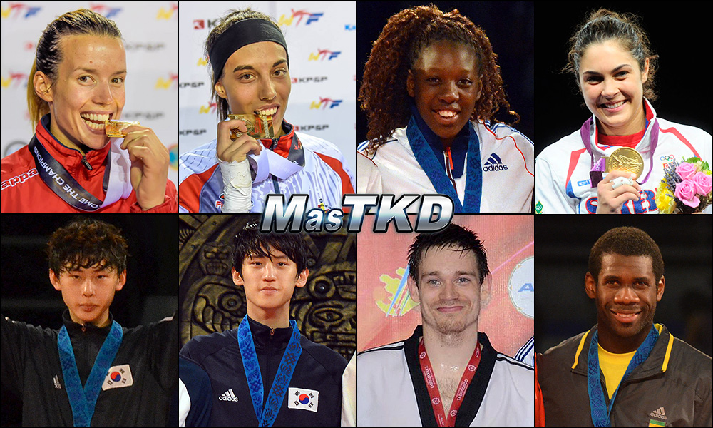Números 1 – WTF World Olympic Ranking – Taekwondo WTF – Noviembre 2014