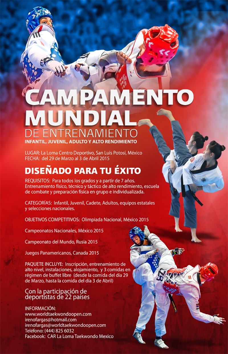 Poster, Campamento Mundial, La Loma 2015