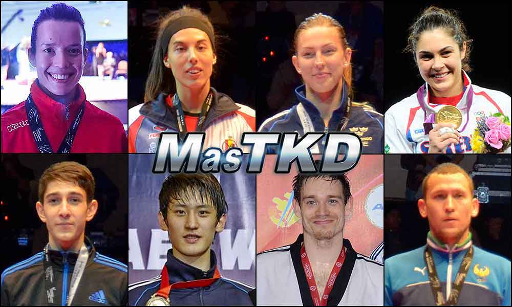 Números 1 – WTF World Olympic Ranking – Taekwondo WTF – Marzo 2015.