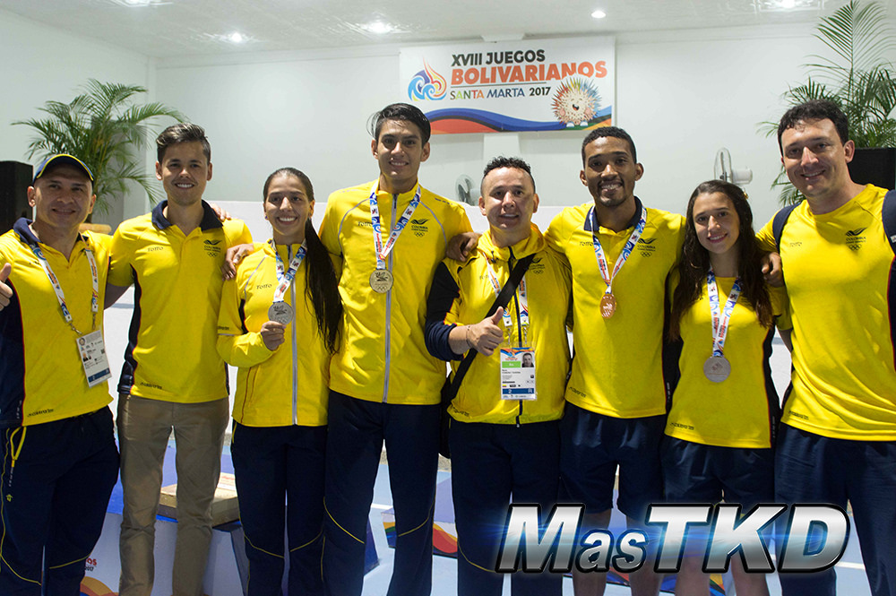 Colombia es campeona de Bolivarianos en Taekwondo
