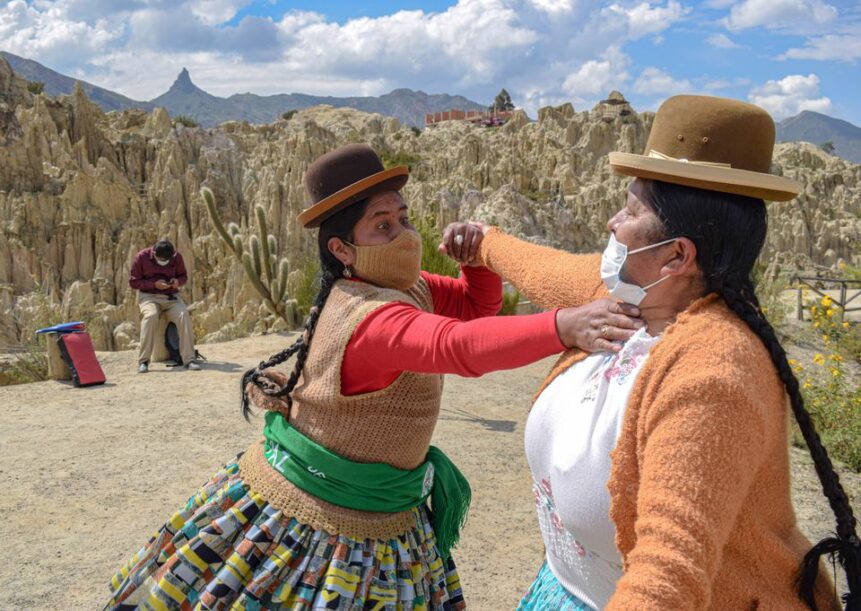 Bolivia’s Aymara women train to fight back against domestic violence
