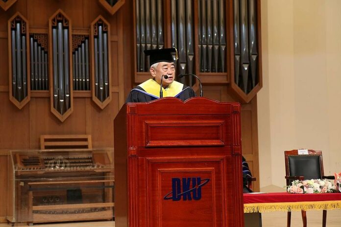 World Taekwondo President awarded honorary doctorate from Dankook University in Korea