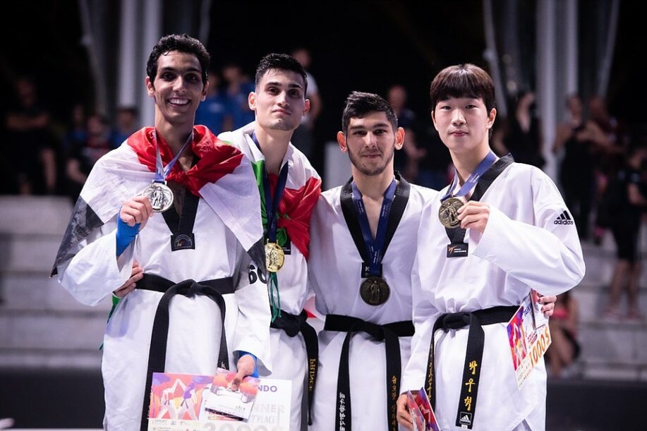 Podium_M-80kg_Roma 2022 World Taekwondo Grand-Prix