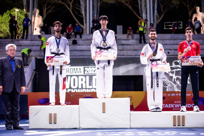 Podium_home_Roma 2022 World Taekwondo Grand-Prix
