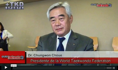 Entrevista al presidente de la WTF, Dr. Chungwon Choue
