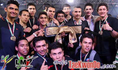 Gran adrenalina sobre el octágono de la Liga Mexicana de Taekwondo