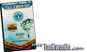 El Quinto Campeonato Mundial de Taekwondo se celebró en el estadio "Coliseo Cerrado" en Guayaquil (Ecuador) del 24 al 27 de Febrero de 1982, con la participación de 229 competidores masculinos de 35 países.
