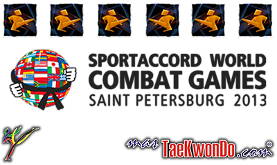 Les presentamos los equipos de Taekwondo que estarán formando parte de la segunda edición de los Juegos Mundiales de Combate SportAccord, que se llevan a cabo del 18 a 26 octubre de en San Petersburgo, Rusia.