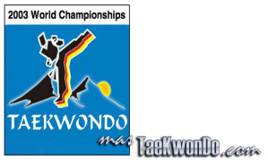 El Décimo Sexto Campeonato Mundial de Taekwondo masculino y la novena edición del femenino se celebró en el estadio "Olympia-Eissport-Zentrum" de Garmisch-Partenkirchen (Alemania) del 24 al 29 de Septiembre de 2003, con la participación de un total de 894 competidores de 97 países.