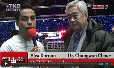 “MasTaekwondo TV” conversó en exclusiva con el Presidente de la World Taekwondo Federation, Dr. Chungwon Choue, quien nos dio sus impresiones respecto a esta nueva era que se vive en nuestro deporte.