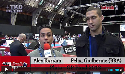 Entrevista a Guilherme Felix (BRA), medalla de Plata del GP Final 2013