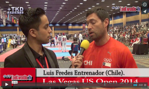 “MasTaekwondo TV” conversó en exclusiva con Luis Fredes, entrenador de la Selección de Chile en el "2014 US Open", realizado en la ciudad de Las Vegas.
