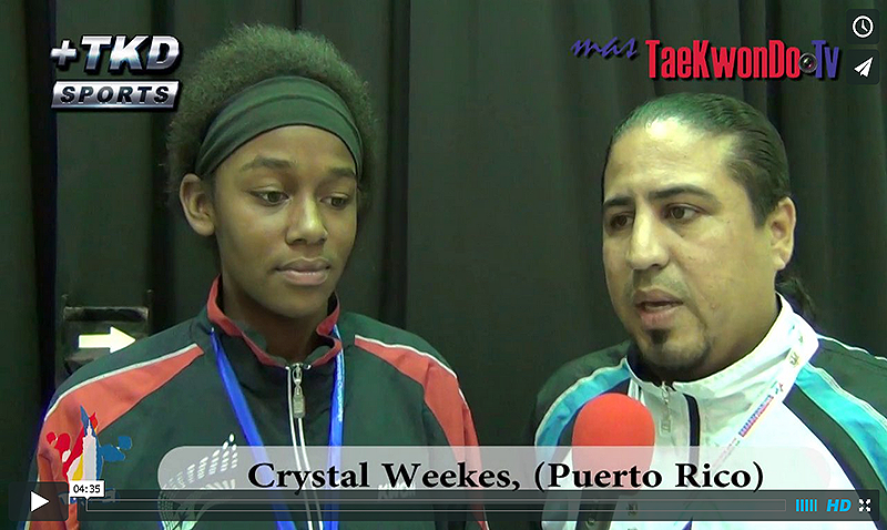 Entrevista a Crystal Weekes Sub Campeona Mundial Jr. y clasificada para los YOG 2014