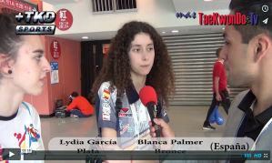 "MasTaekwondo TV" entrevistó en exclusiva a las españolas Lydia García y Blanca Palmer, quienes obtuvieron en el “10th WTF World Junior Taekwondo Championships” las medallas de plata y bronce respectivamente.