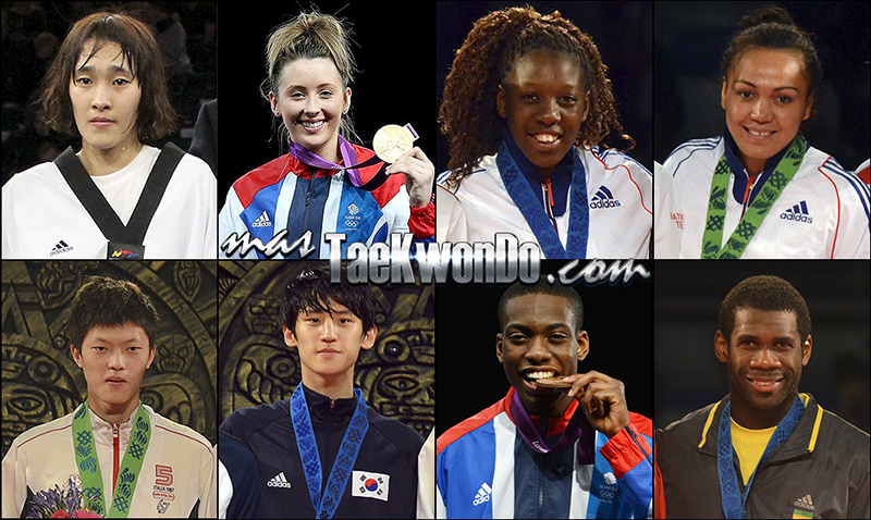 Los dieciséis mejores renqueados del mundo de cada categoría olímpica (-49, -57, -67 y +67 Kg. femenino; -58, -68, -80 y +80 Kg. masculino) correspondientes al mes de Abril del 2014 según lo reflejado por la World Taekwondo Federation (WTF).