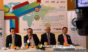 Conferencia de prensa en Aguascalientes