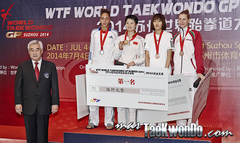 2014 WTF World Taekwondo Grand Prix Series 1, Podio F-49