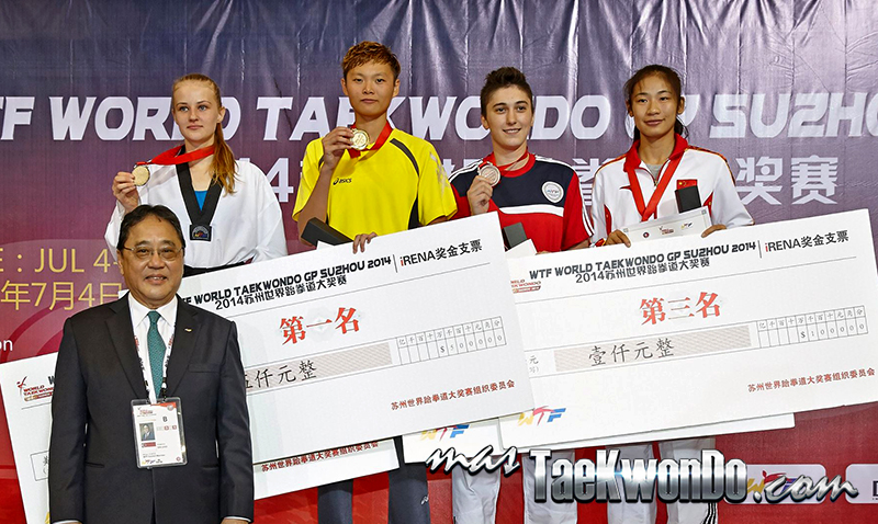 2014 WTF World Taekwondo Grand Prix Series 1, Podio F-67