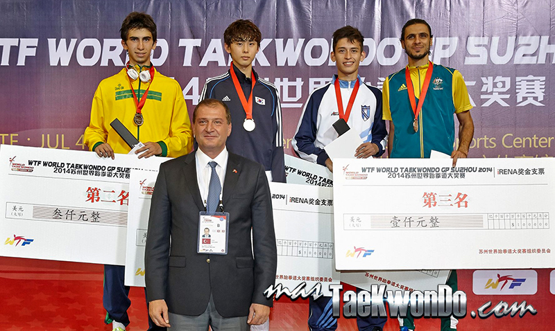 2014 WTF World Taekwondo Grand Prix Series 1, Podio M-58