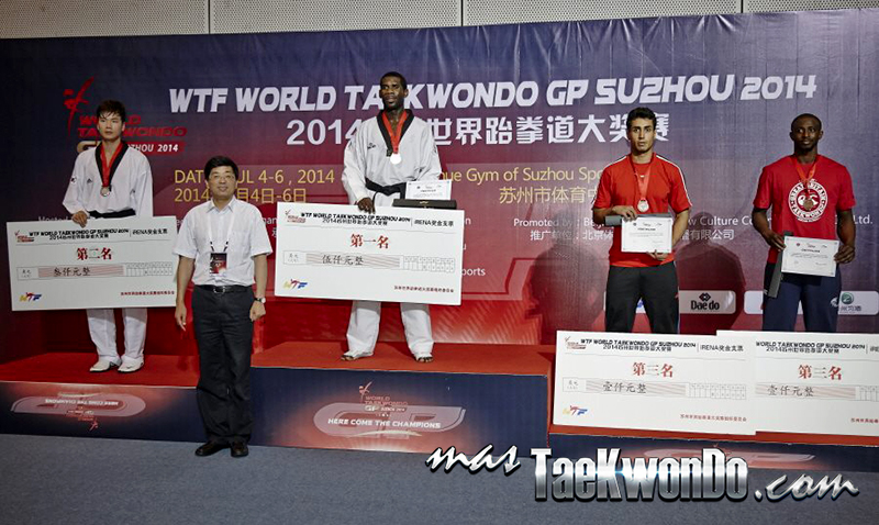 2014 WTF World Taekwondo Grand Prix Series 1, Podio M+80