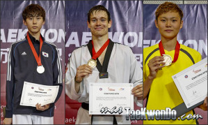 Suzhou 2014, taekwondo, medallistas de Oro