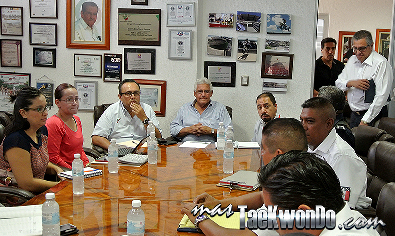 Reunion en las instalaciones del Instituto del Deporte del Estado de Aguascalientes