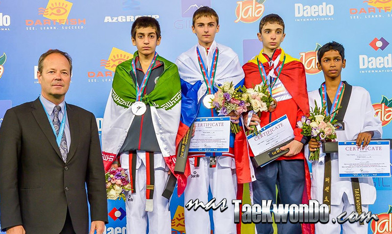 D2_1st WTF World Cadet Taekwondo Championships_Cadet Male -41kg