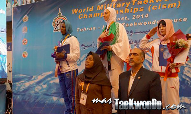 Podio F-73, 22nd World Military Taekwondo Championship