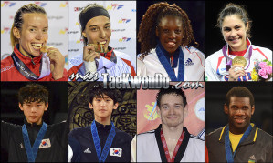 Números 1 – WTF World Olympic Ranking – Taekwondo WTF – Agosto 2014.