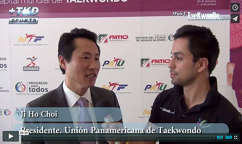 Entrevista a Ji Ho Choi, Presidente de la Unión Panamericana de Taekwondo
