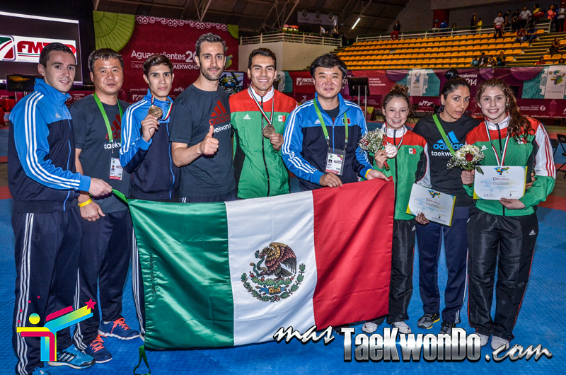Panamericano 2014, MEX 2 oros primer dia