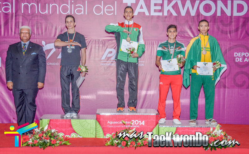 Podio Mexico Open G1, FLY Masculino -58 Kg.