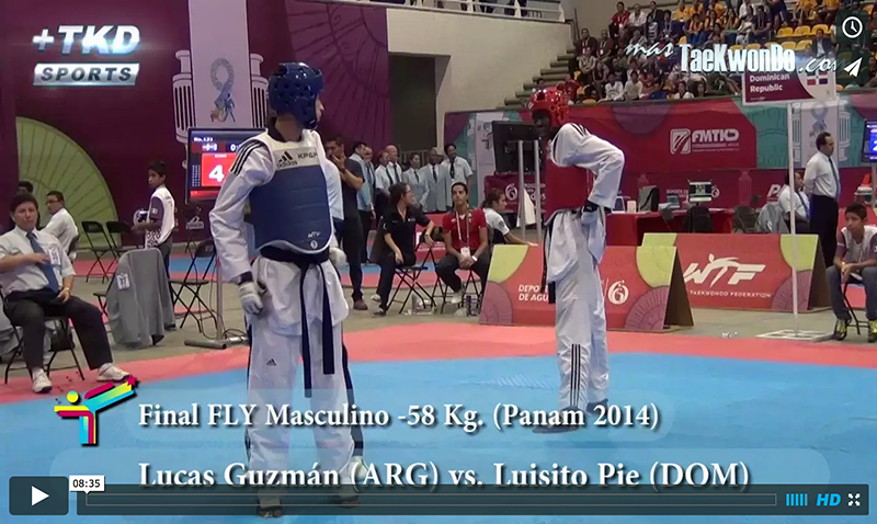 Lucas Guzmán (ARG) vs. Luisito Pie (DOM), Final M-58 Kg.