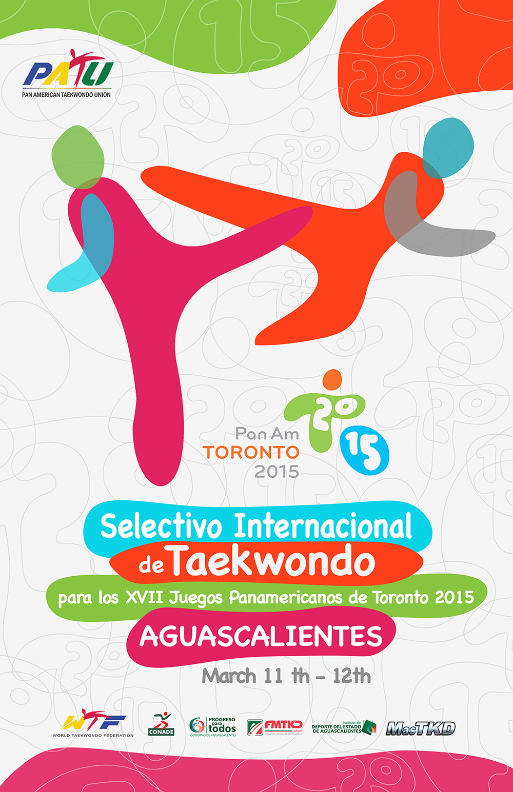 Cartel Selectivo de Taekwondo para Toronto 2015