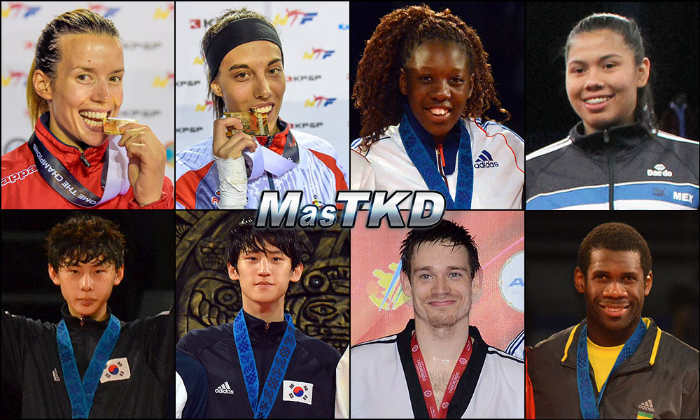 Números 1 – WTF World Olympic Ranking – Taekwondo WTF – Octubre 2014.