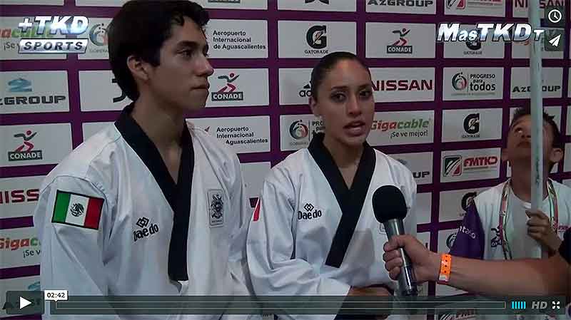 Ollin Medina y Vaslav Ayala, campeones del mundo de Poomsae en la categoría parejas -30 años