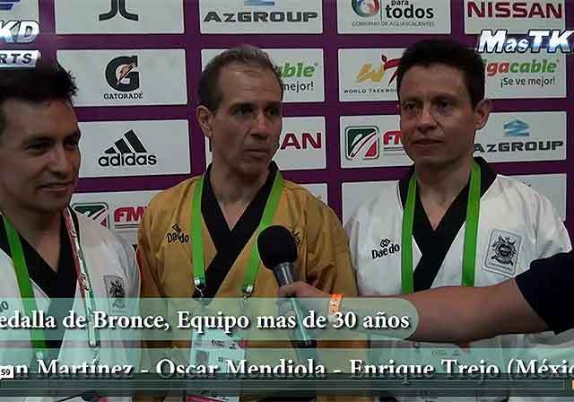 Juan, Enrique y Oscar, medallistas mexicanos