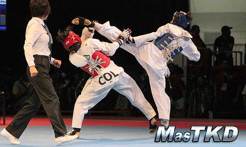 Galería de Imágenes del taekwondo en los JCC Veracruz 2014, día 2