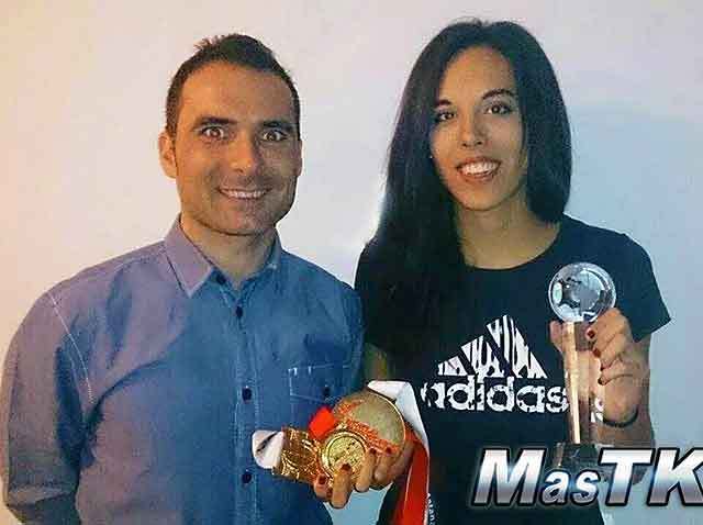 Jose María y Eva oros de los GPs