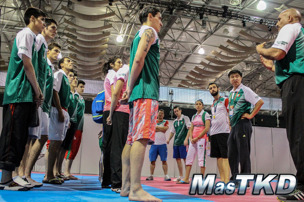 Equipo mexicano de Taekwondo en Veracruz 2014