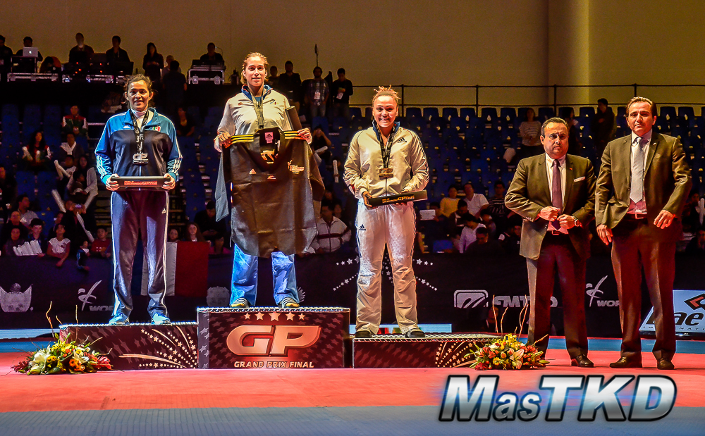 Podio F+67 Kg. - Grand Prix Final, Taekwondo, Querétaro 2014
