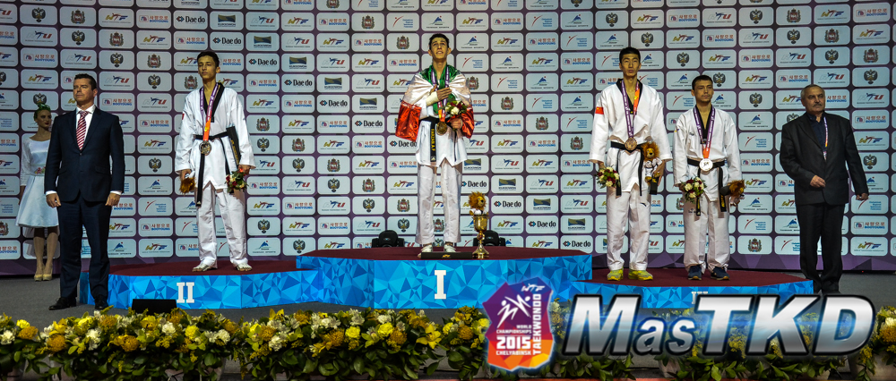 Podio_M-58_Mundial-Taekwondo