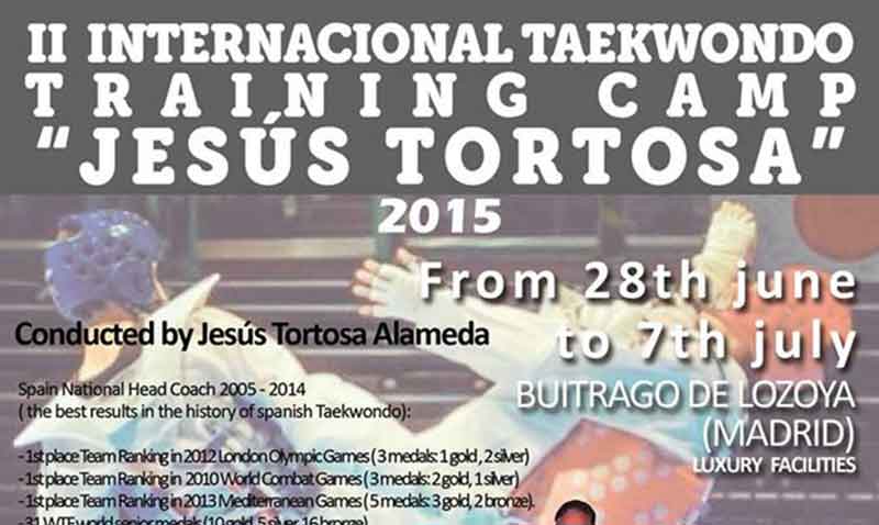 Se viene el II Campus Internacional de Taekwondo “Jesús Tortosa”