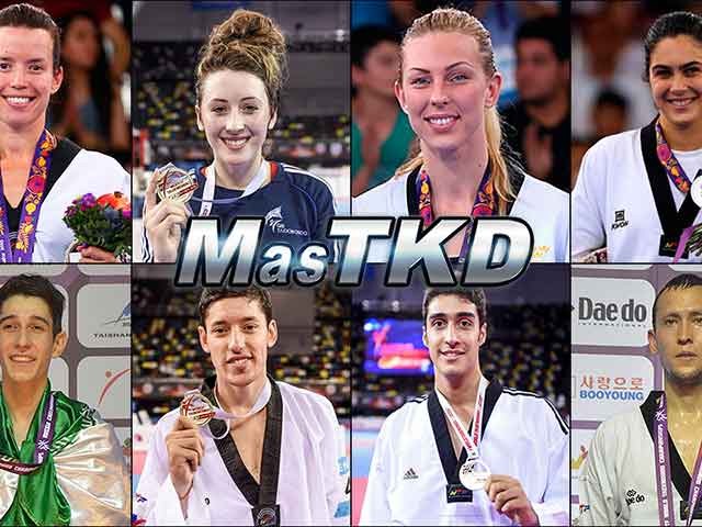 Números 1 – WTF World Olympic Ranking – Taekwondo WTF – Octubre 2015.