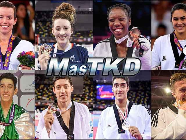 Números 1 – WTF World Olympic Ranking – Taekwondo WTF – Noviembre 2015.